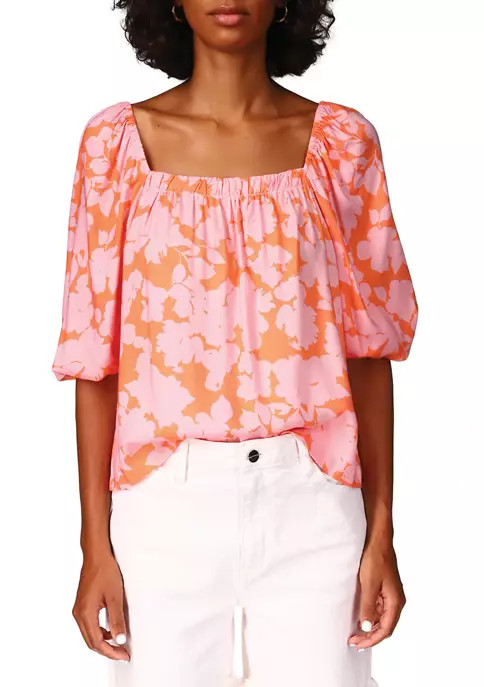 Spring Square Neck Top | Belk