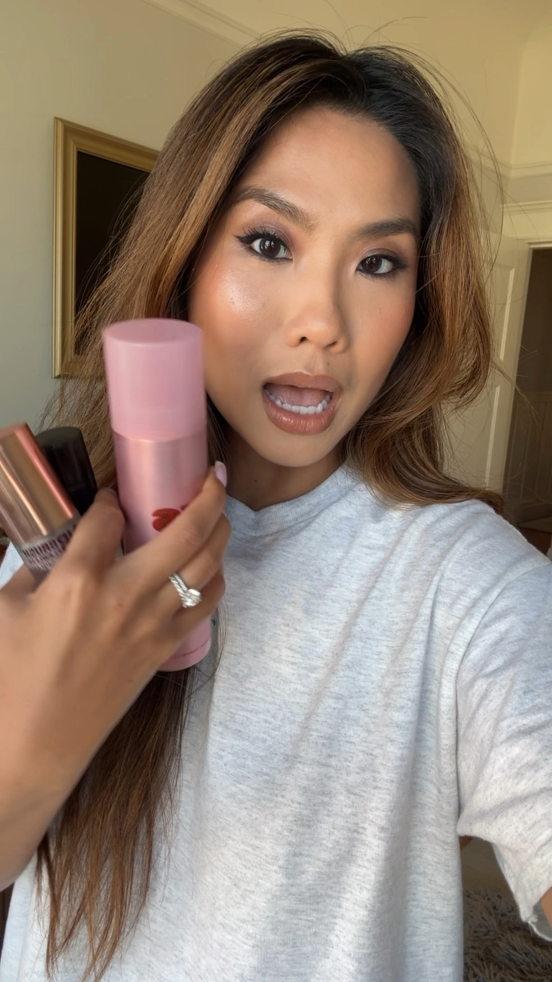 Best setting spray combo!! 

Spray Charlotte after each layer of makeup and then spray the fix+, Charlotte and then one size

#LTKBeauty