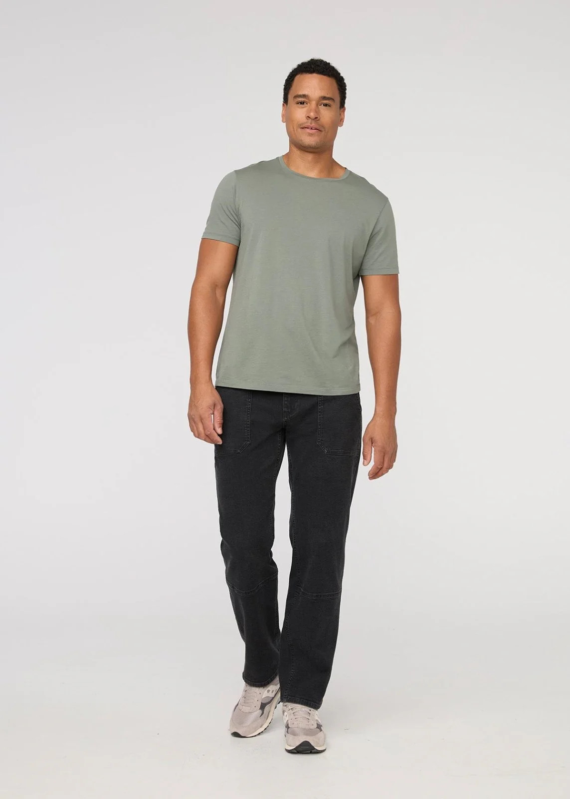 Stretch Canvas Utility Pant - Black | DUER