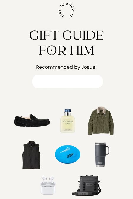 Gift guide for him

#LTKHoliday #LTKGiftGuide #LTKmens
