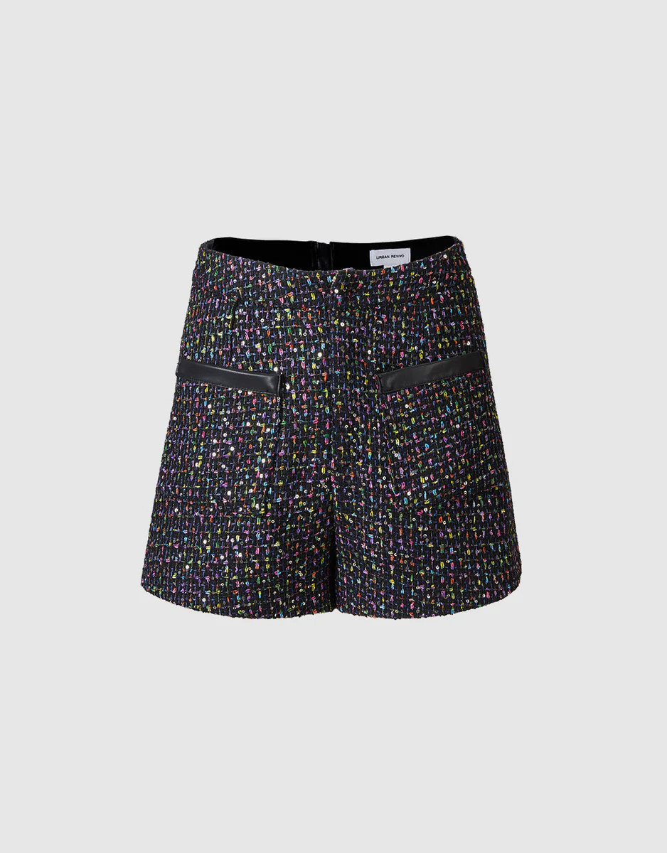 Tweed Shorts | Urban Revivo