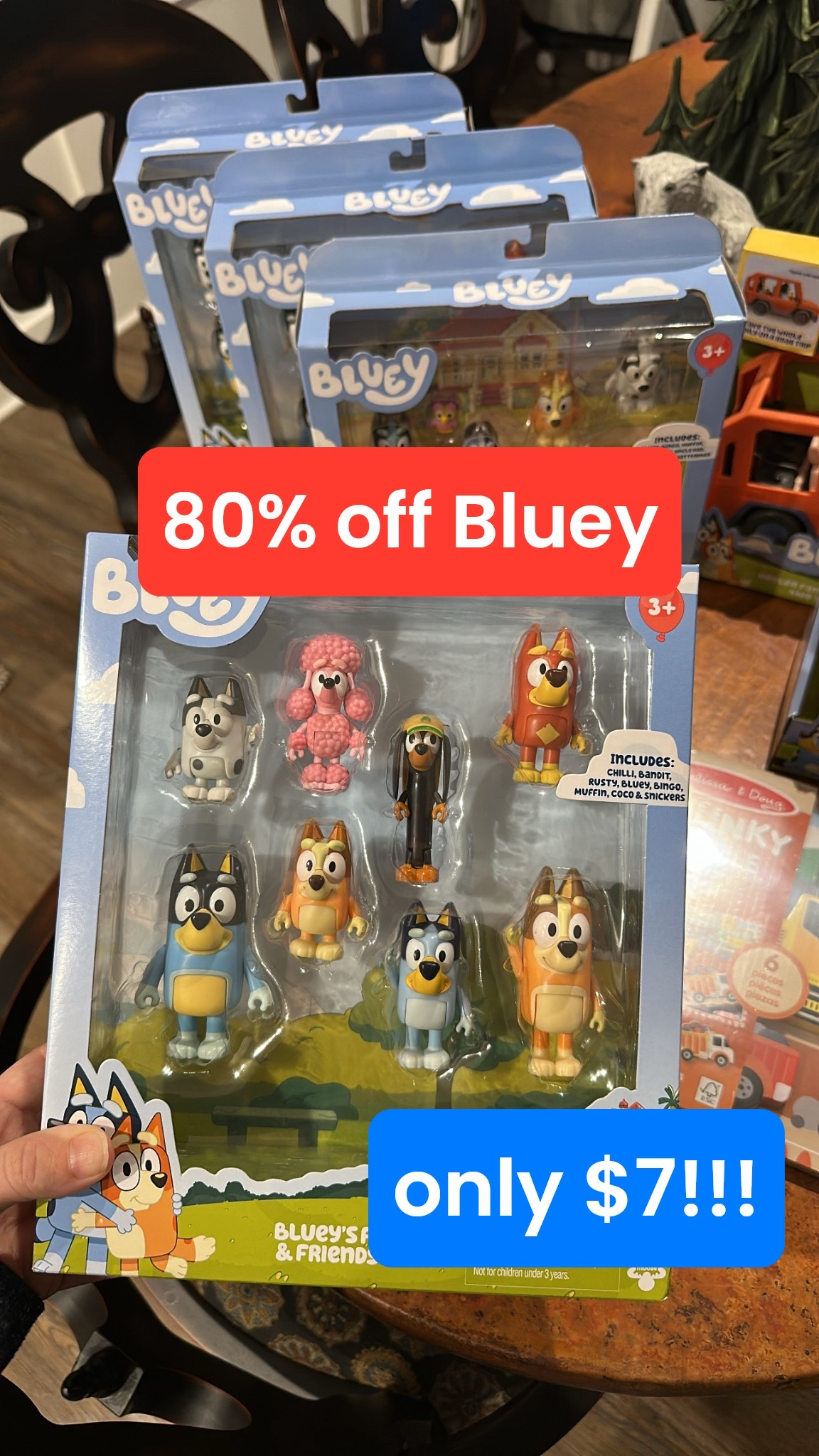 if your kid loves Bluey like Winslow does these are 80% off!!🤯🤯🤯🤯

*online only



#LTKSaleAlert #LTKGiftGuide #LTKKids