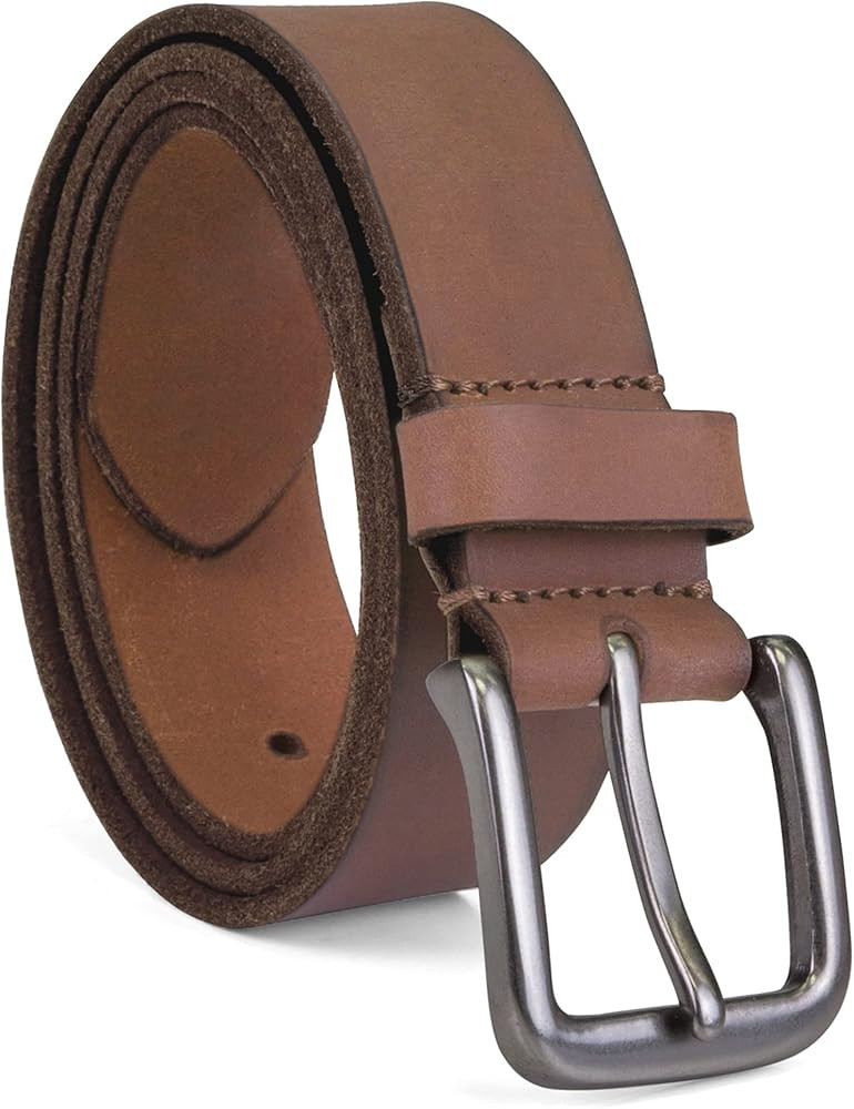 Timberland Men's 35mm Classic Buckle Leather Belt for Jeans | Amazon (US)
