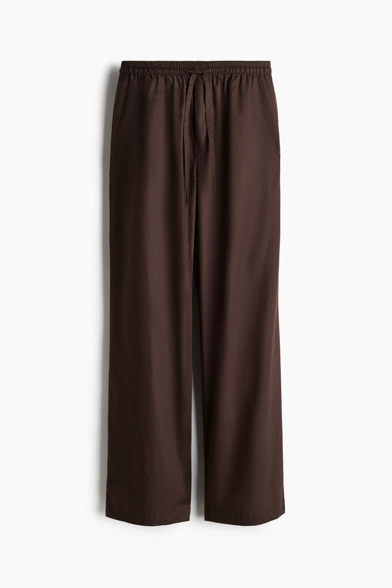 H & M - Cotton Drawstring Pants - Brown | H&M (US + CA)