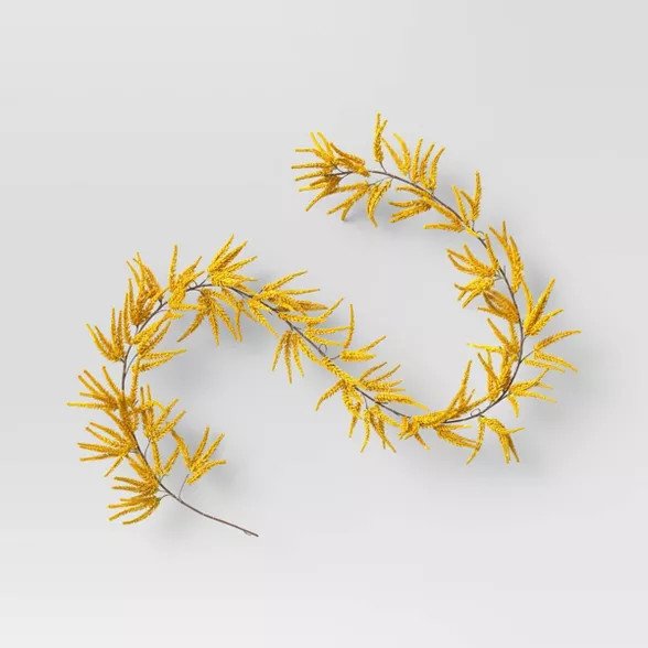 72" Artificial Goldenrod Garland Yellow - Threshold™ | Target