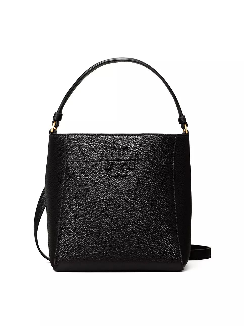Tory Burch Small McGraw Leather Bucket Bag | Saks Fifth Avenue