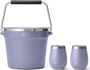 YETI Beverage Bucket with (2) YETI 10 oz Wine Tumblers Bundle, Cosmic Lilac | Amazon (US)