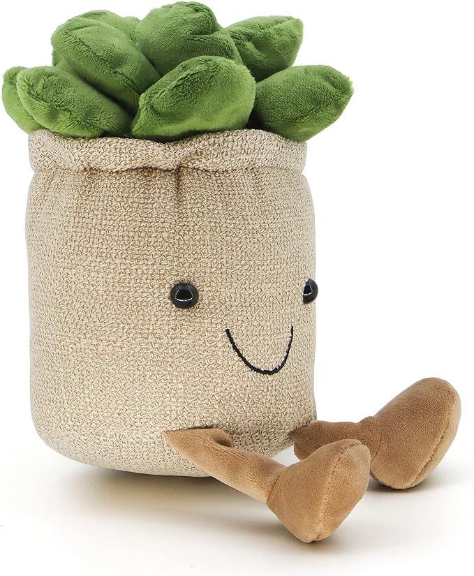 RELIGES Succulents Plush Toy, Cute Stuffed Potted Plants Plush Doll, Gifts Toy for Kids Boys (Suc... | Amazon (US)