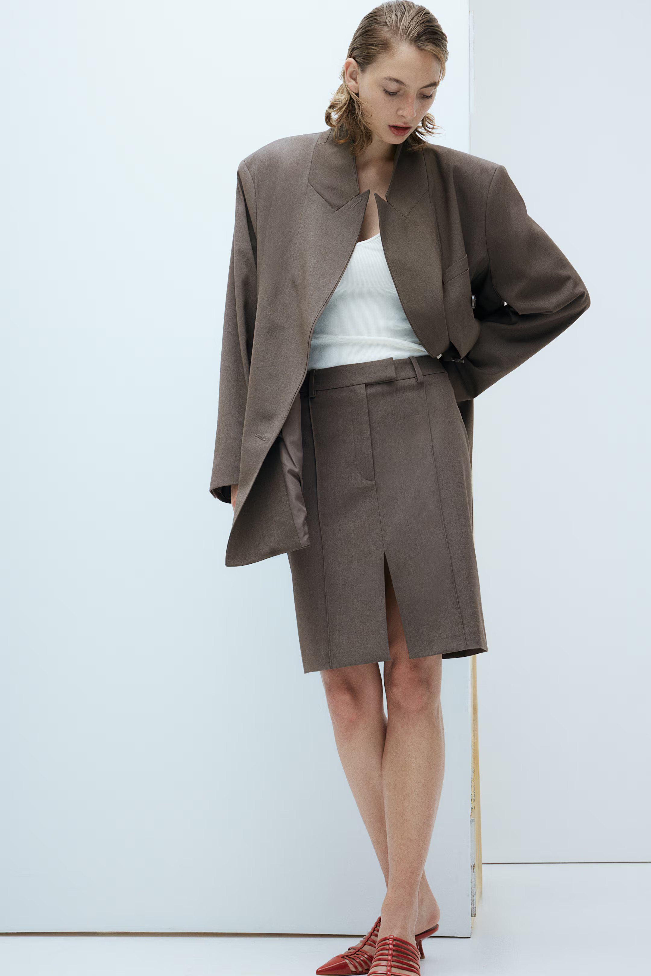 Linen-blend Skirt | H&M (US + CA)