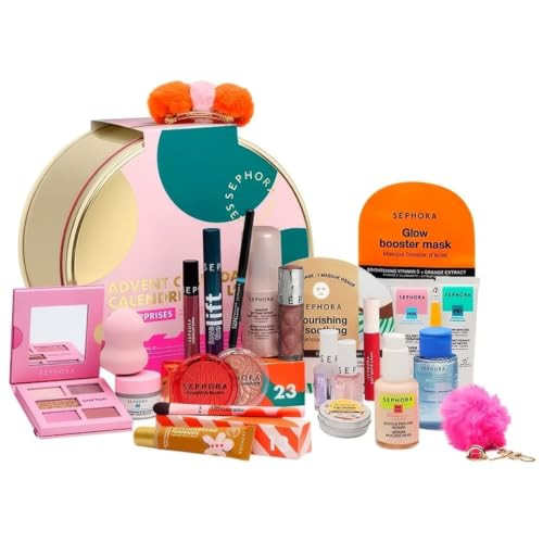 SEPHORA COLLECTION Premium Makeup & Skincare Advent Calendar Gift Set | Amazon (US)
