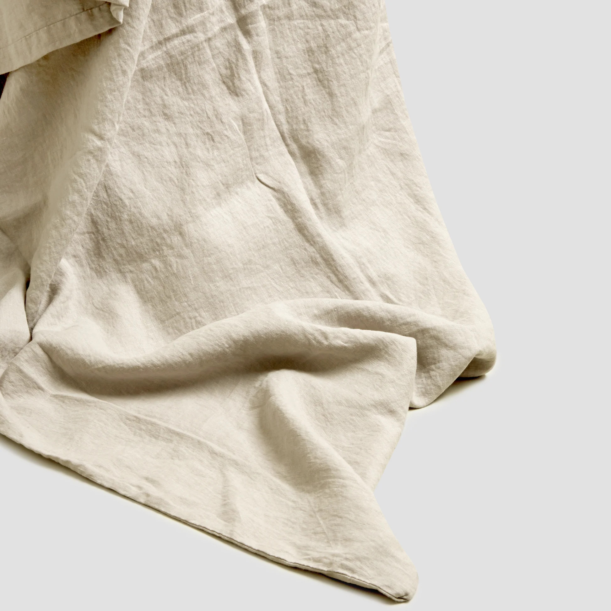 Oatmeal 100% Linen Duvet Cover | Piglet