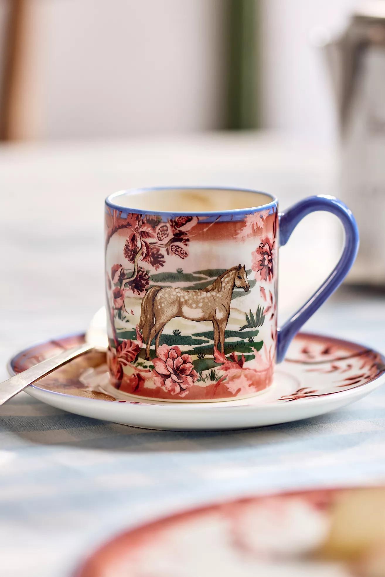 Portobello Stoneware Espresso Cup & Saucer | Anthropologie (US)