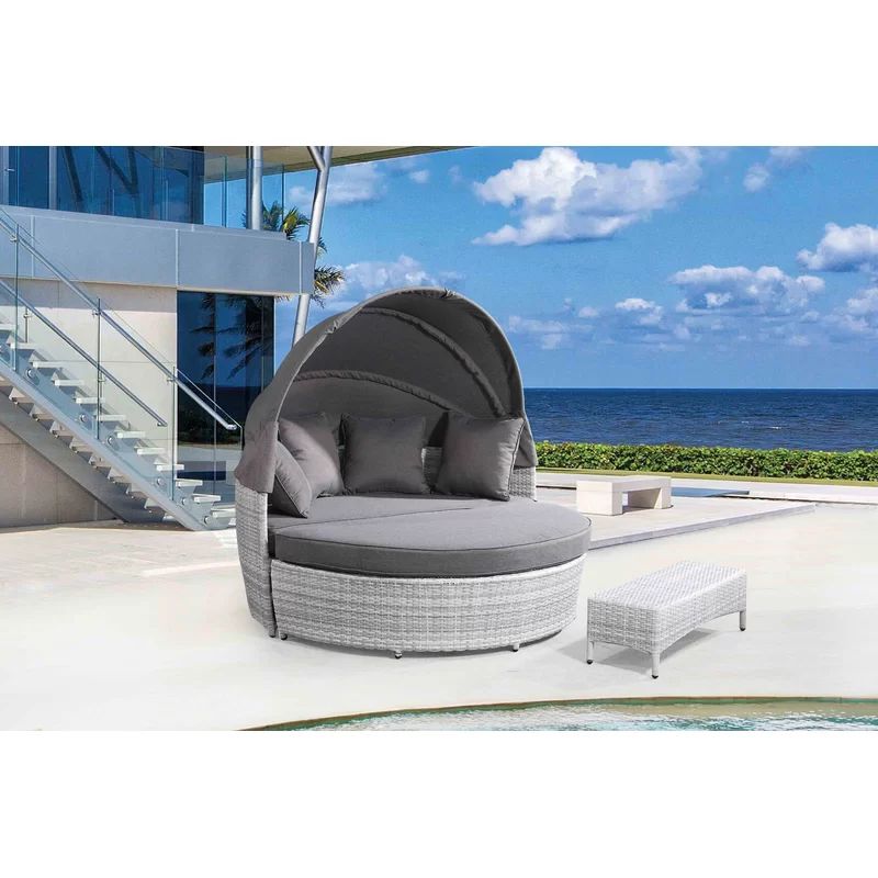 Carrasco Patio Daybed with Cushions | Wayfair North America