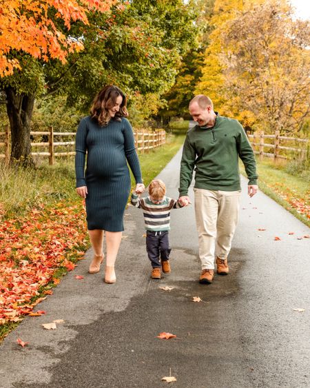 Our fall family maternity photos 🤎

Outfit inspo:
Me- PinkBlush ribbed midi sweater dress, Nisolo leather ankle boots (coupon code below)
Toddler- H&M striped sweater, Target Cat and Jack jeans and boots
Dad- Kohls quarter zip sweater, khakis, waterproof boots

NISOLO CODES- COLLECTLIKEKAITLYN for 20% off 
OR
KAITLYNEXTRA for 5% stacked on top of any website promos! 


Bump friendly, bump style, fall photos, fall style, maternity, pregnancy style, fall outfits, mom style, fall trends, amazon style, amazon find, amazon fashion, amazon deals 


#LTKbump #LTKHoliday #LTKfamily