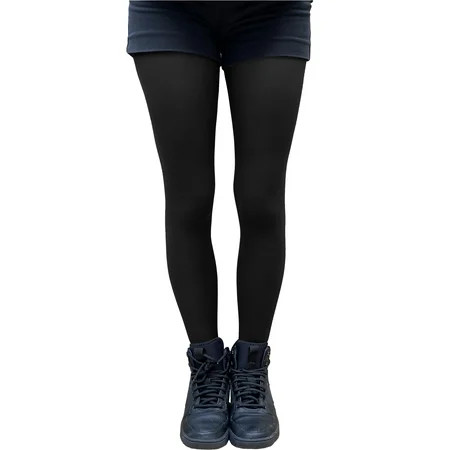 Black Opaque Tights Plus Size for Women - from XL to 5XL | Walmart (US)