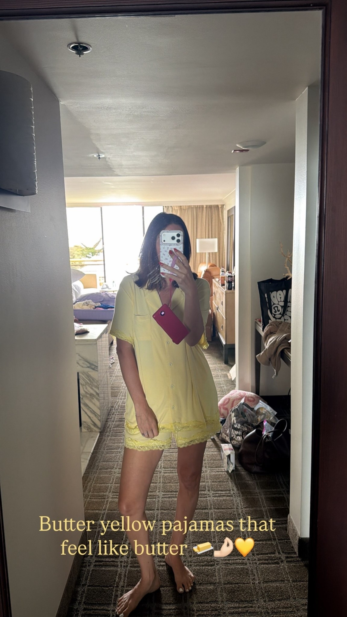 Butter yellow pajamas that feel like butter 🧈🤌🏻💛