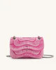 Tina Denim Quilted Chain Crossbody - Pink | JW PEI US