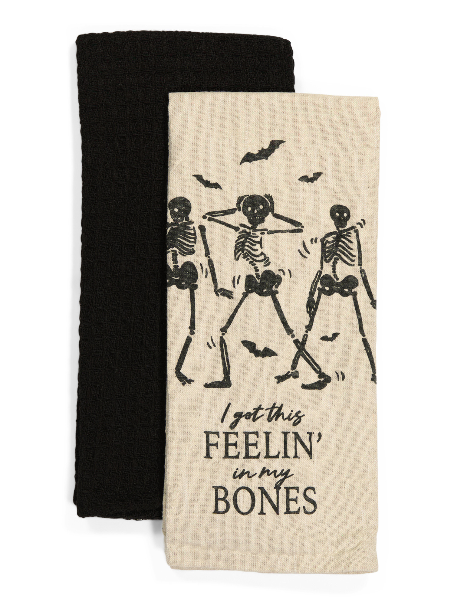 Set Of 2 Feelin In My Bones Towels | Halloween | Marshalls | Marshalls