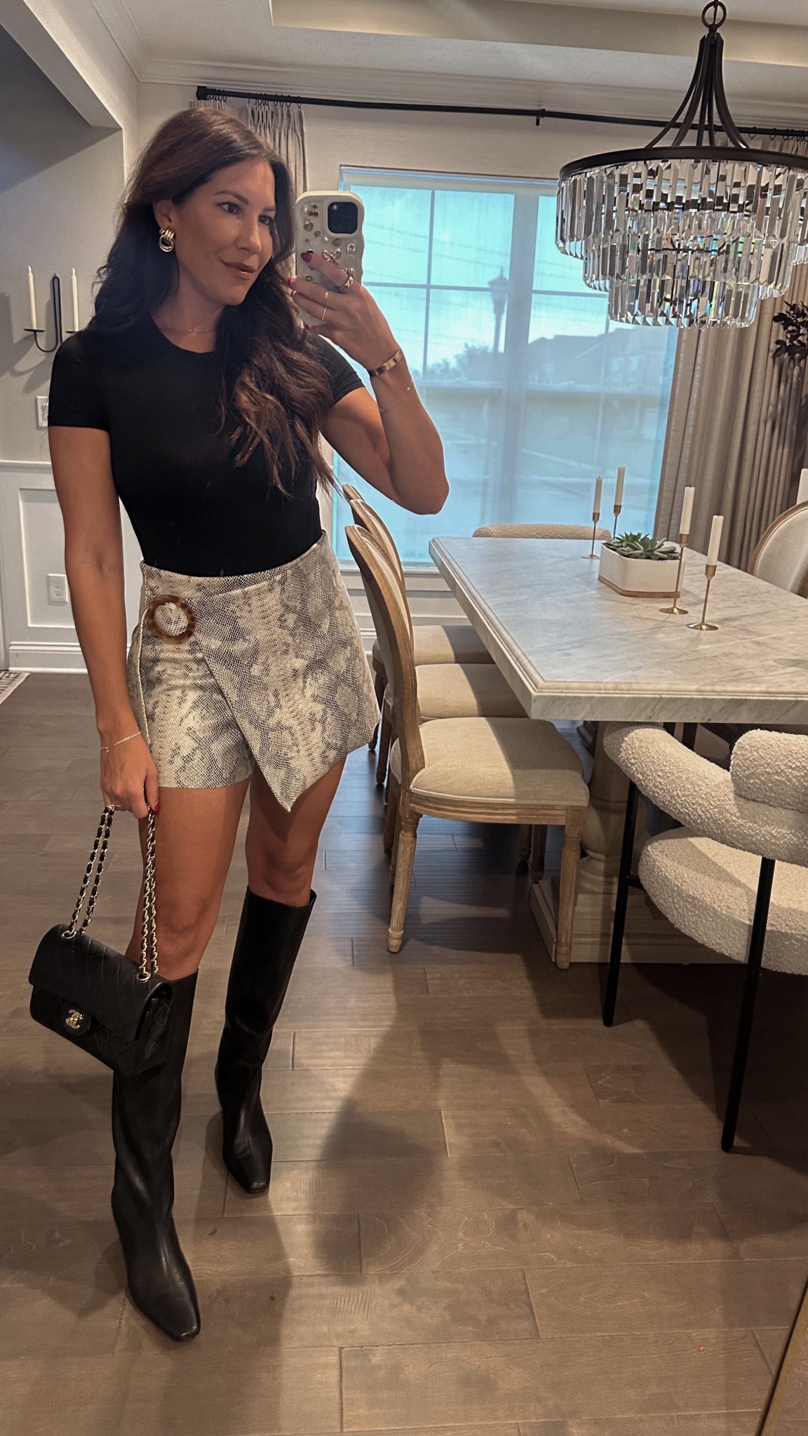 Fall date night look. Perfect transition weather outfit for cooler evenings. This bodysuit is butter soft! I have it in 3 sizes and took a small

#LTKFallSale #LTKFindsUnder100 #LTKSeasonal