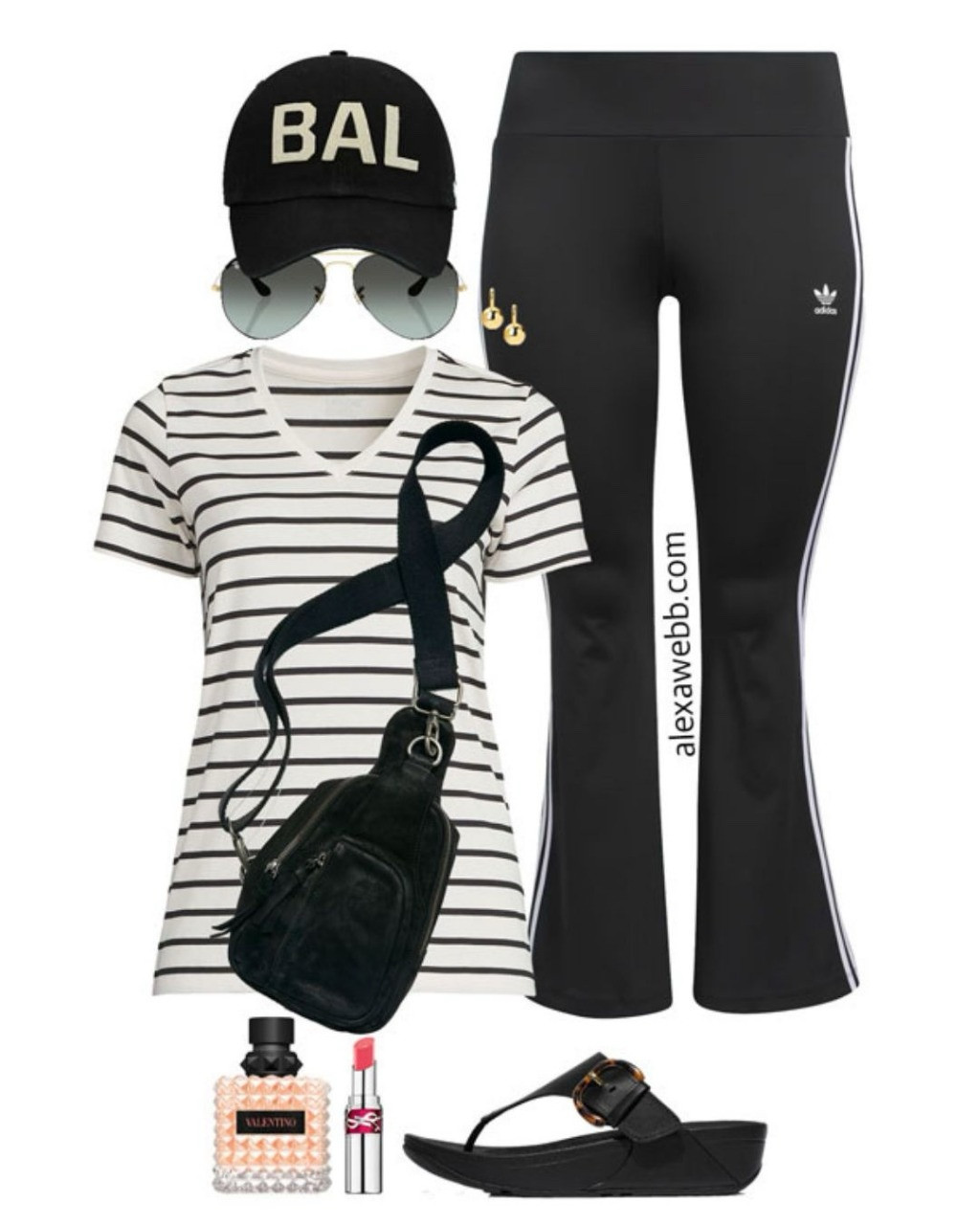 Plus Size Stripped Tee - Plus Size Spring Athleisure Capsule - An easy collection of comfortable clothes for mixing and matching into adorable outfits. I'll show you how... Alexa Webb #plussize

#LTKStyleTip #LTKPlusSize #LTKActive