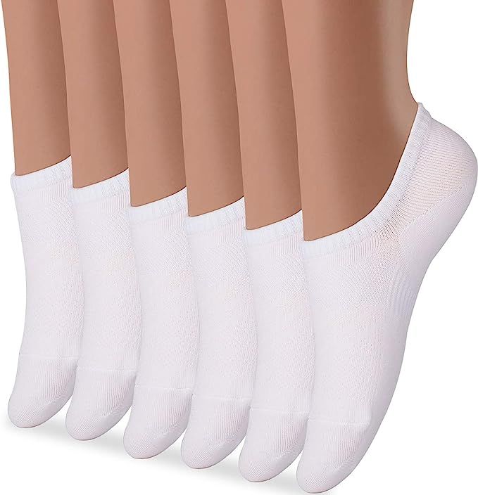 No Show Socks for Women, 3/6/9/15 Pairs Cotton Liner Socks Non Slip Liner Socks | Amazon (US)