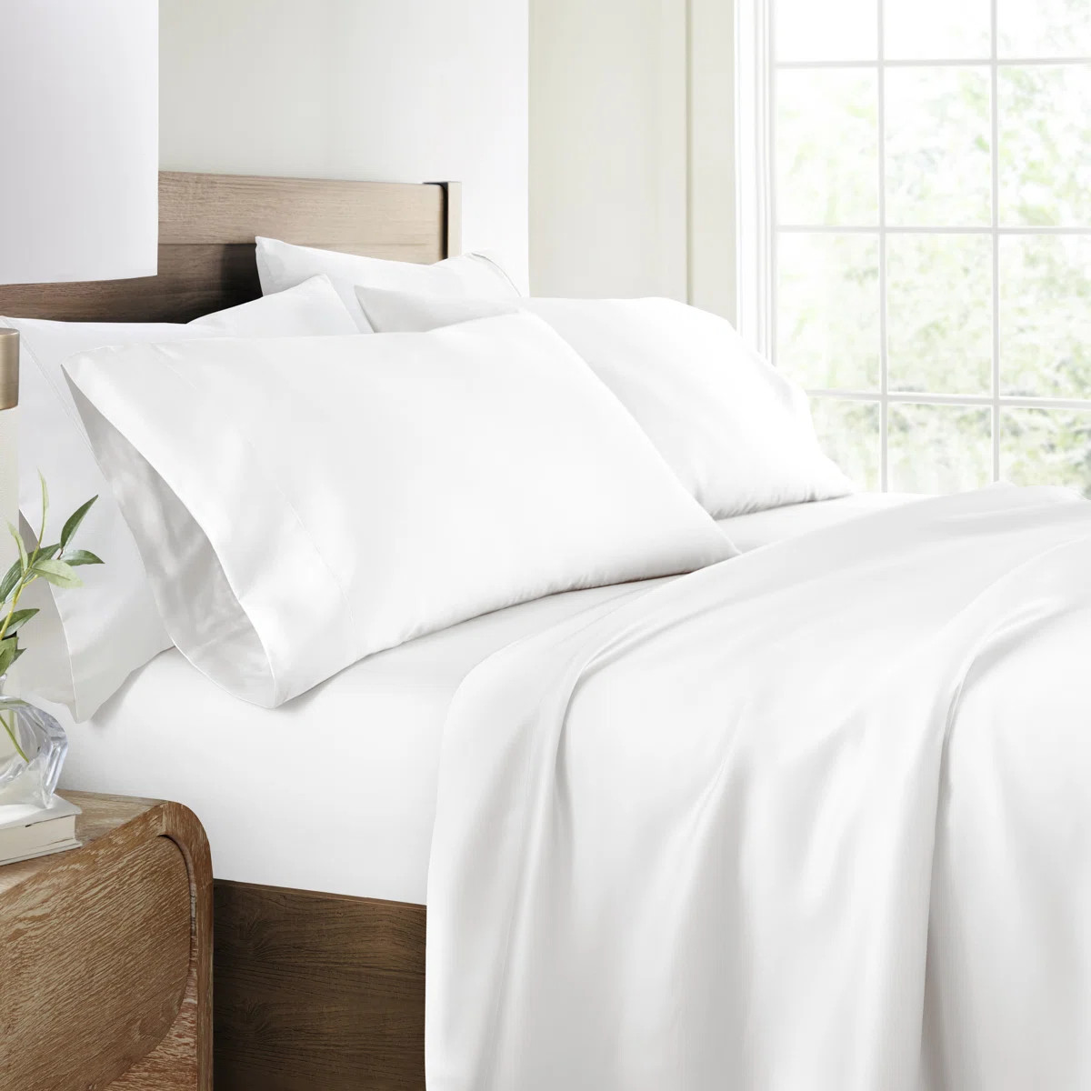 Sheet Set Cooling 100% Rayon From Bamboo Silky Soft Bedding | Wayfair North America