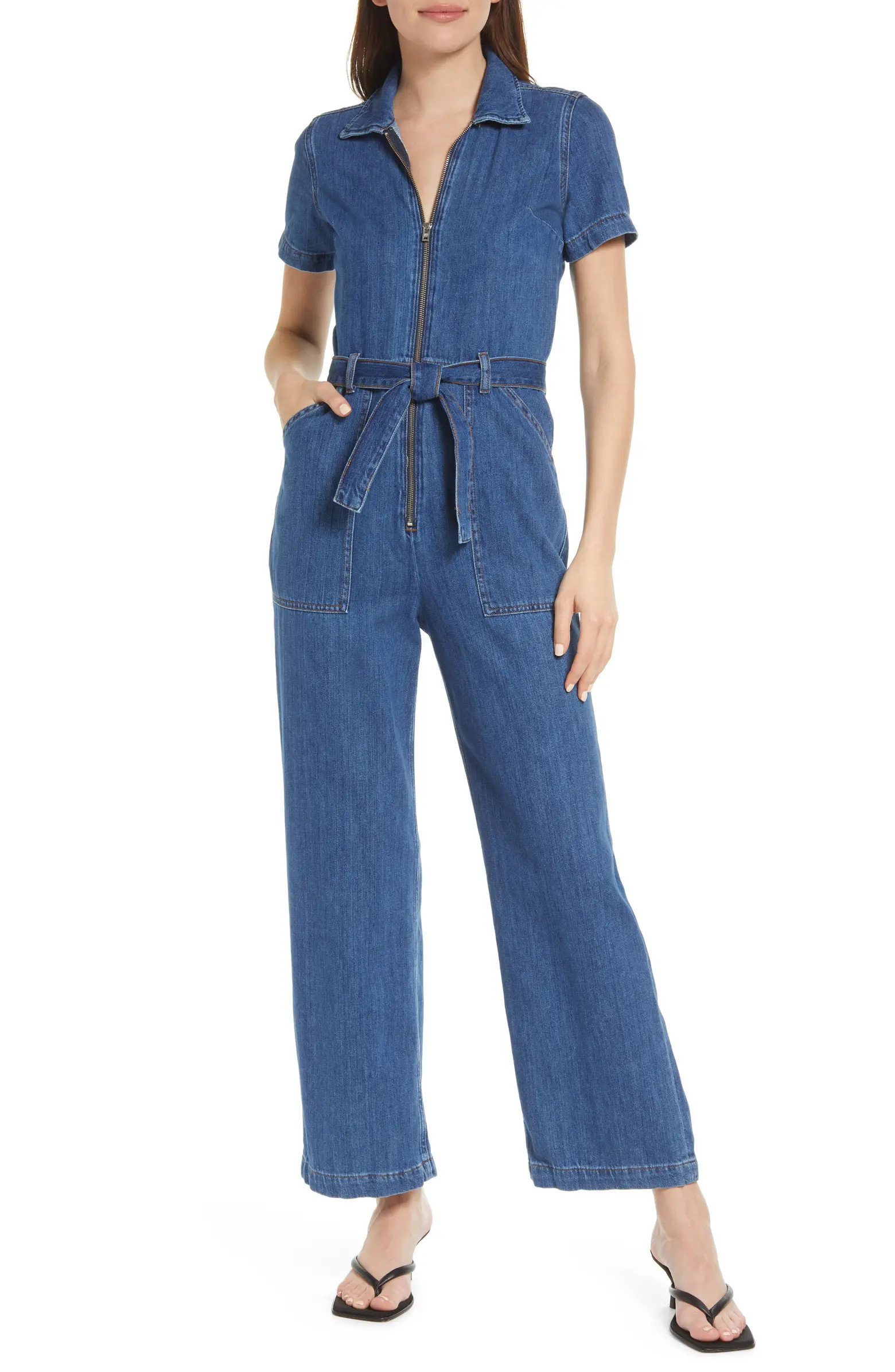 Reformation Cassidy Denim Jumpsuit | Nordstrom | Nordstrom