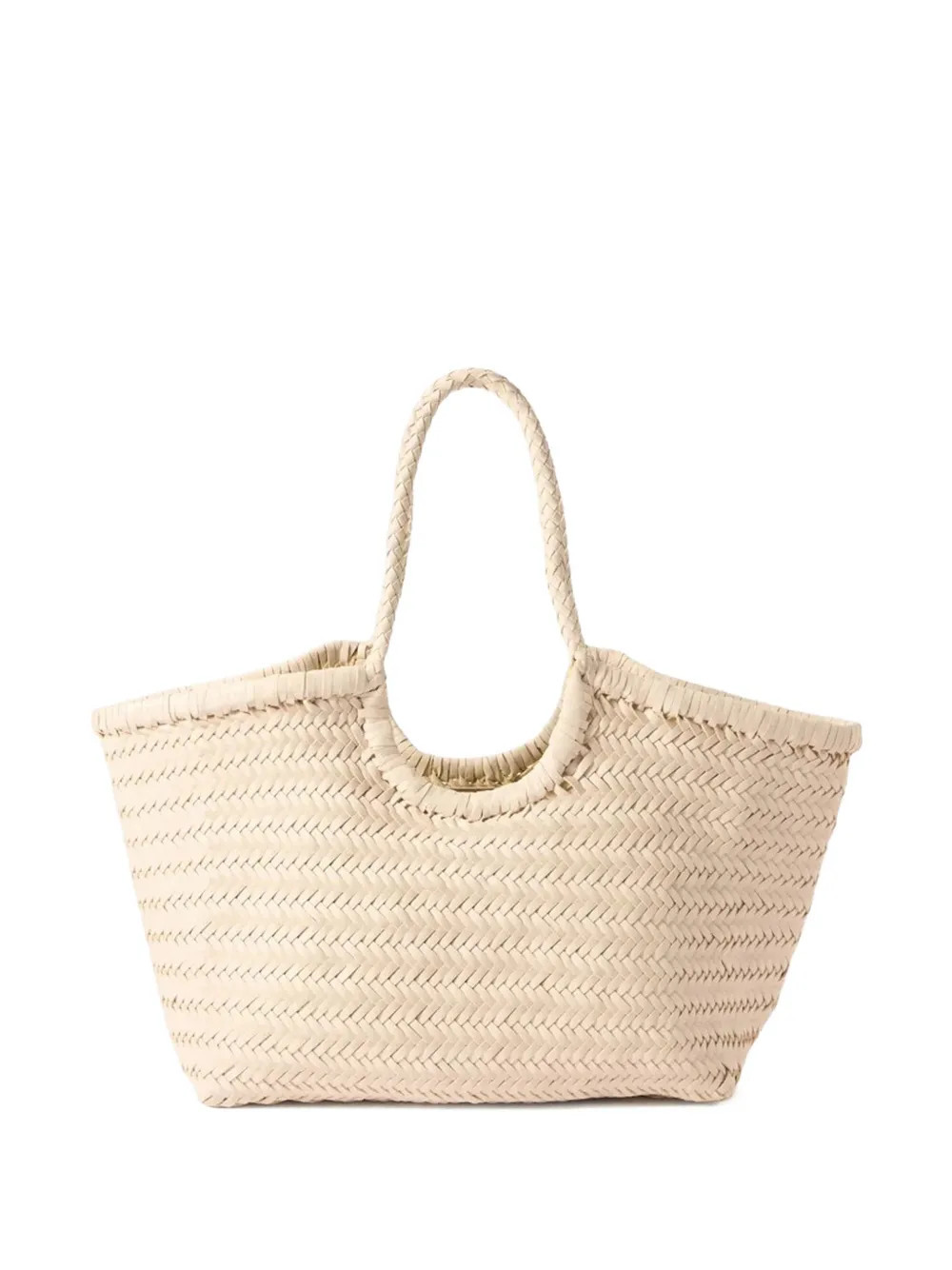 DRAGON DIFFUSION big Nantucket braided-handle tote bag - Neutrals | Farfetch Global