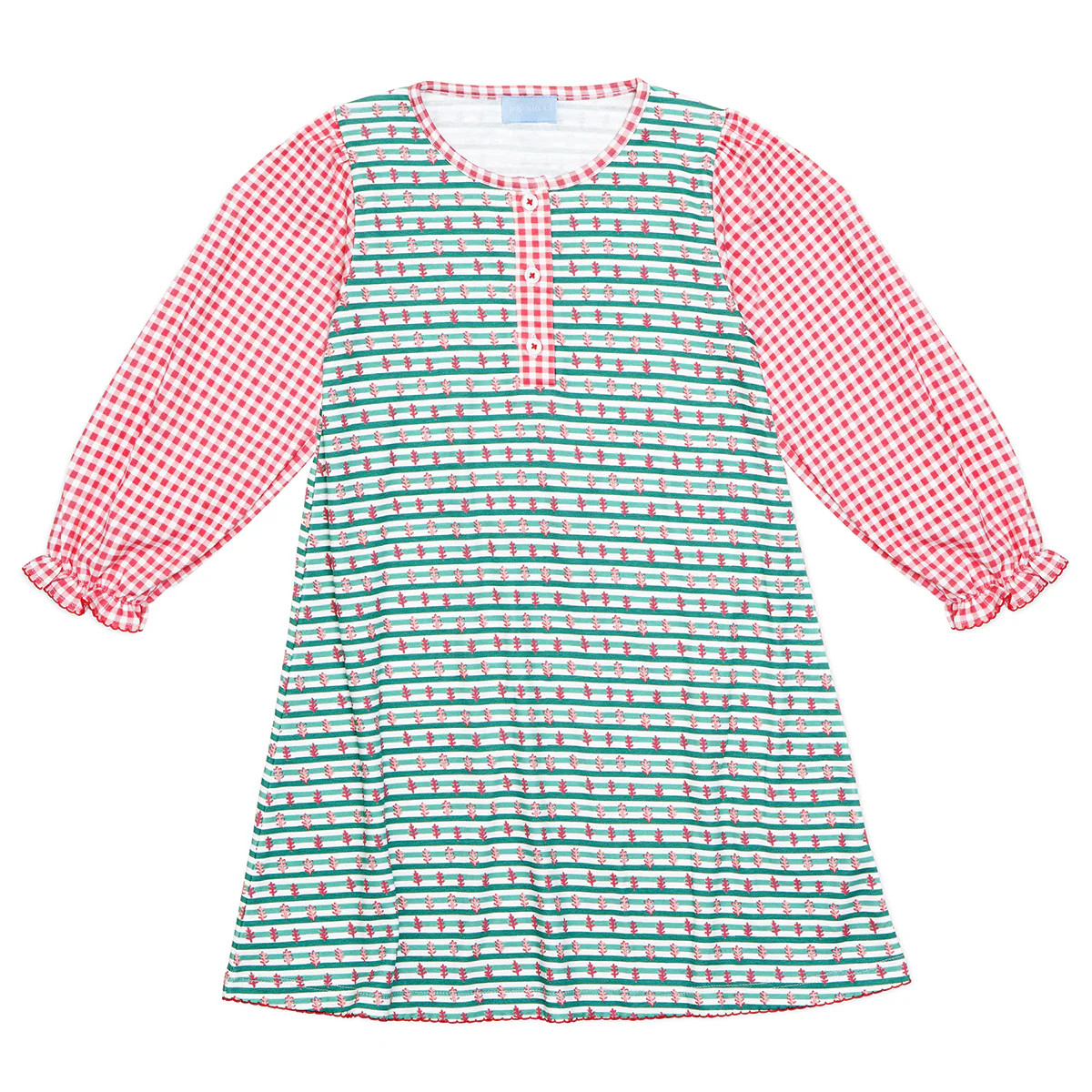 Balsam Stripe Girls Tess Lounge Dress | Joy Street Kids LLC