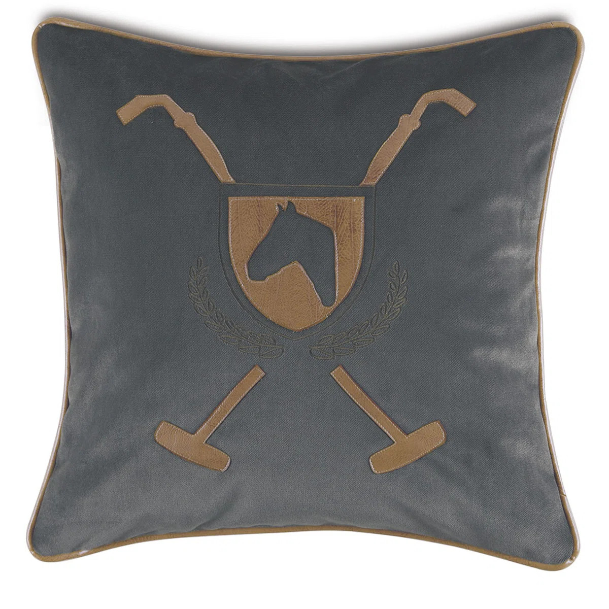 Equestrian Lasercut Horse Throw Pillow Cover & Insert | Wayfair North America