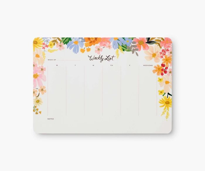 Marguerite Weekly Desk Pad | Rifle Paper Co. | Rifle Paper Co.