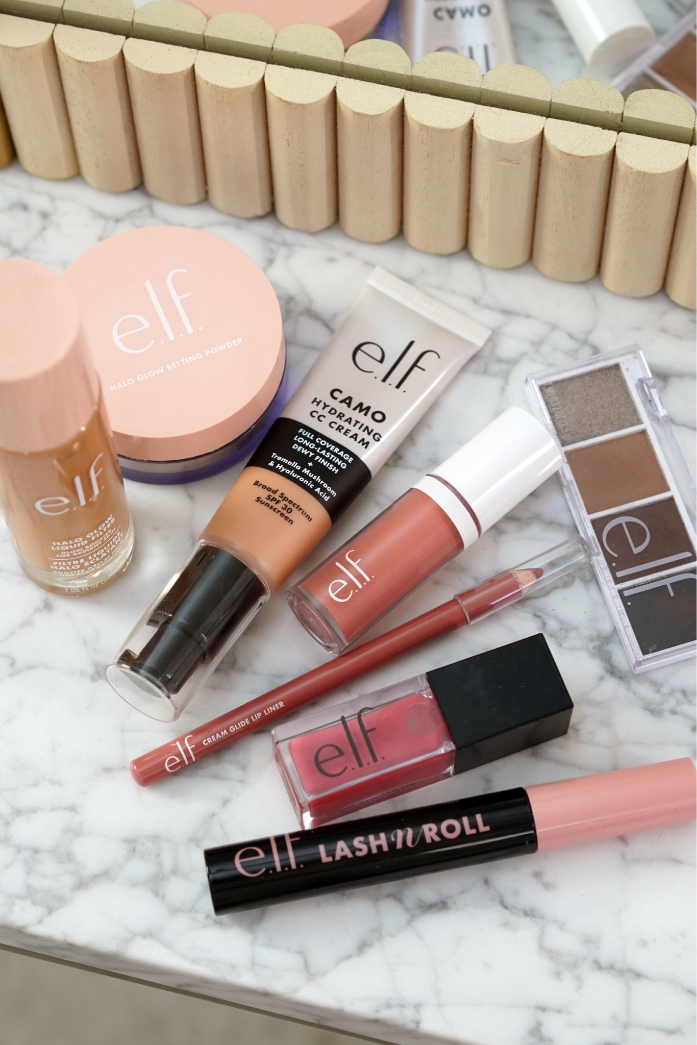 Fresh rosy glow makeup look with budget-friendly staples from @elfcosmetics wearing:
 
NEW Camo Hydrating CC Cream 280N
Halo Glow Setting Powder Medium
NEW Camo Liquid Blush Dusty Rose
Bite Size Eyeshadow Truffle
Lash N Roll Mascara
Cream Glide Lip Liner Pinky Swear
Glow Reviver Lip Oil in Rose Envy
 
#elfpartner #elfingsmooth #elfingamazing #elfcosmetics #eyeslipsface #crueltyfree #vegan

#LTKbeauty #LTKHoliday