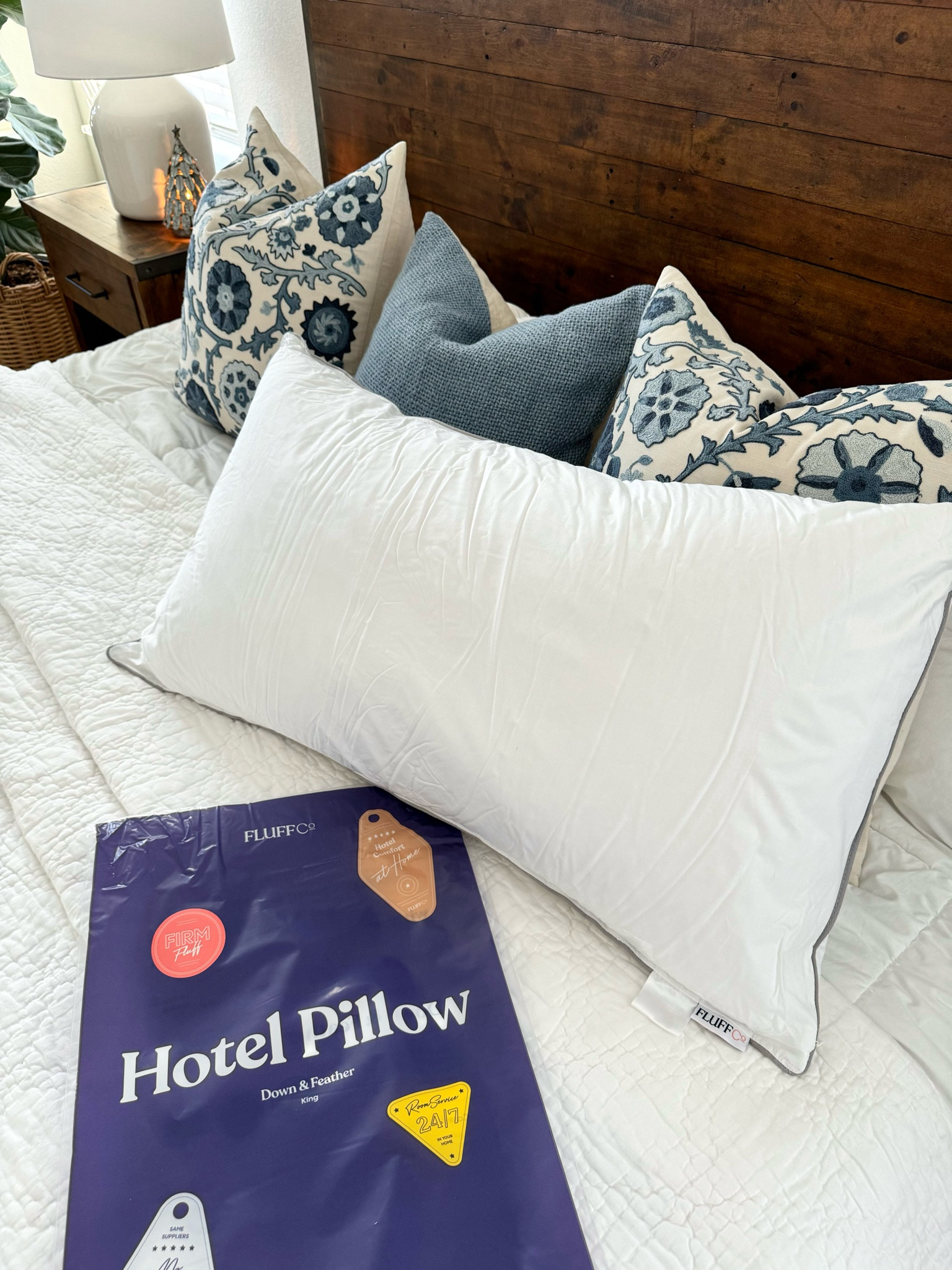 Must have king size down feather pillow for best sleep!!! 

#LTKFamily #LTKHome #LTKHoliday