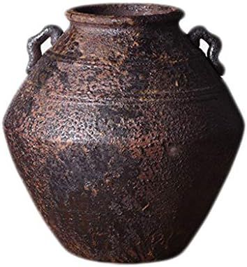 Vase Ceramic Vintage Stone Pottery Jar Old Home Decoratio, Countertop Zen Ornaments DELICATEWNN (... | Amazon (US)