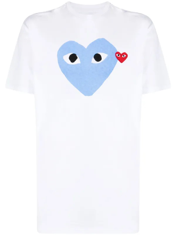 signature heart motifcotton T-shirt | Farfetch Global