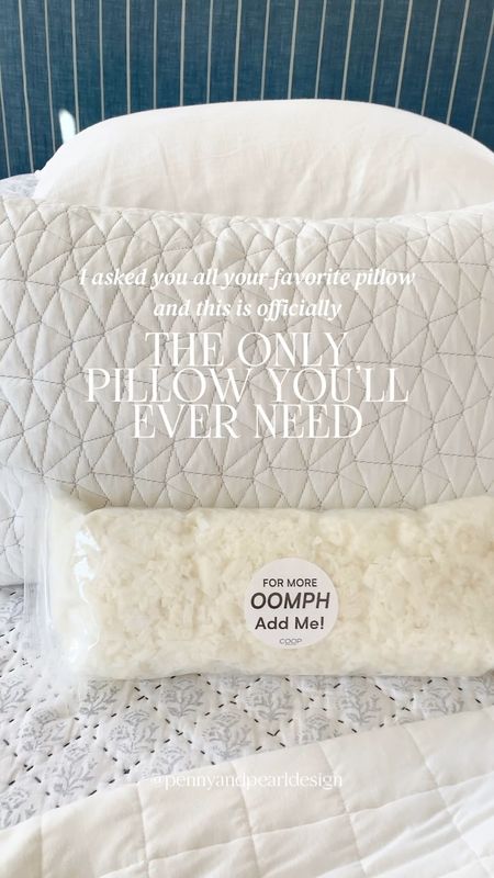 I’ve searched my whole life for the perfect pillow.
I wish I was exaggerating, but really. I asked you all if you had a go-to pillow and 99% of you said the adjustable pillow from @coophomegoods. I tried it and I. AM. OBSESSED.

The foam is fully adjustable so you can make it as firm or soft as you want. I’ve been sleeping so much better and thanks to @coophomegoods, now my husband has too. Now if only we could keep our kids from stealing our pillows. 

All of the @coophomegoods pillows are 20% off for Black Friday!

#LTKhome #LTKsalealert #LTKGiftGuide