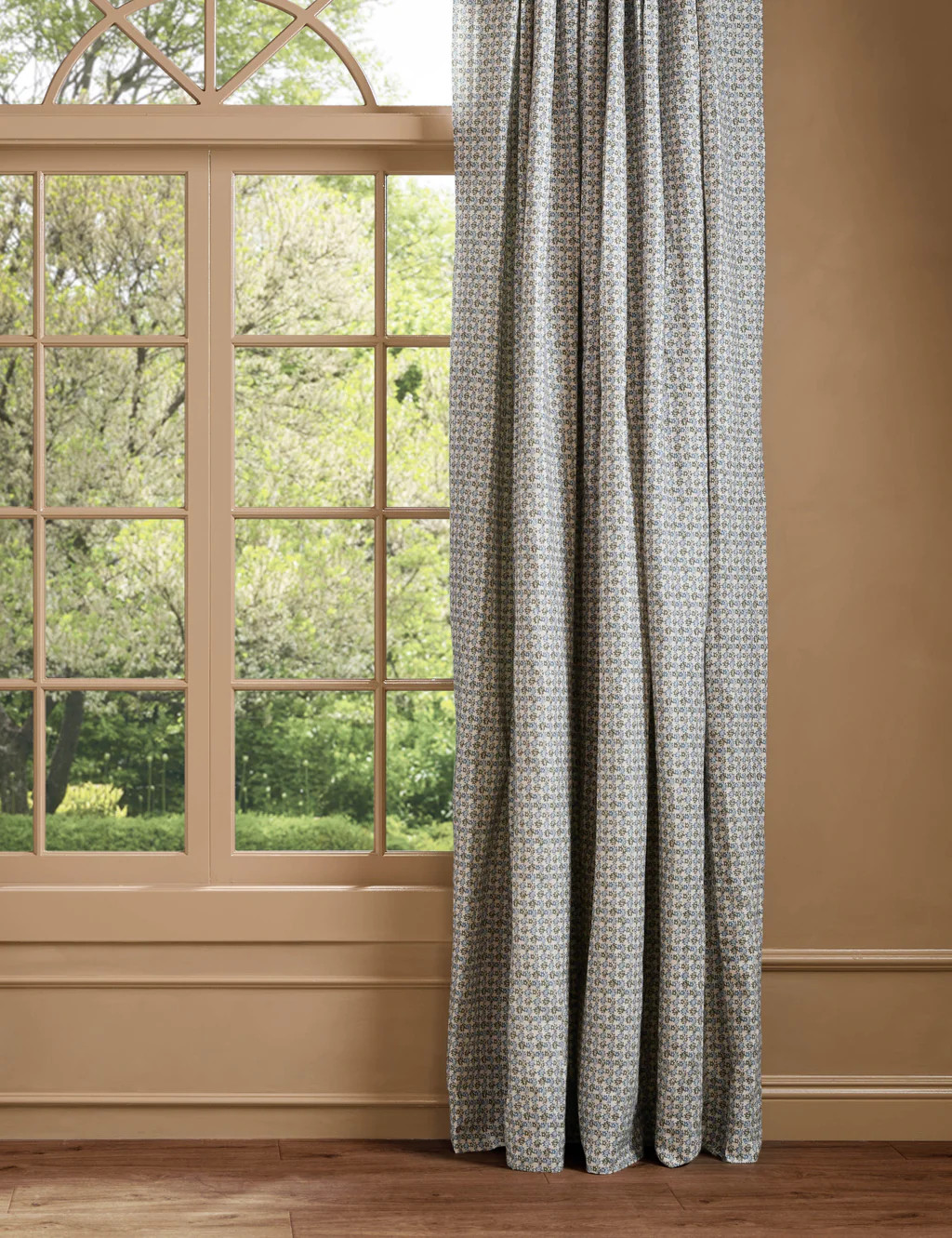 Haris Linen Curtain Panel by Heidi Caillier | Lulu and Georgia 