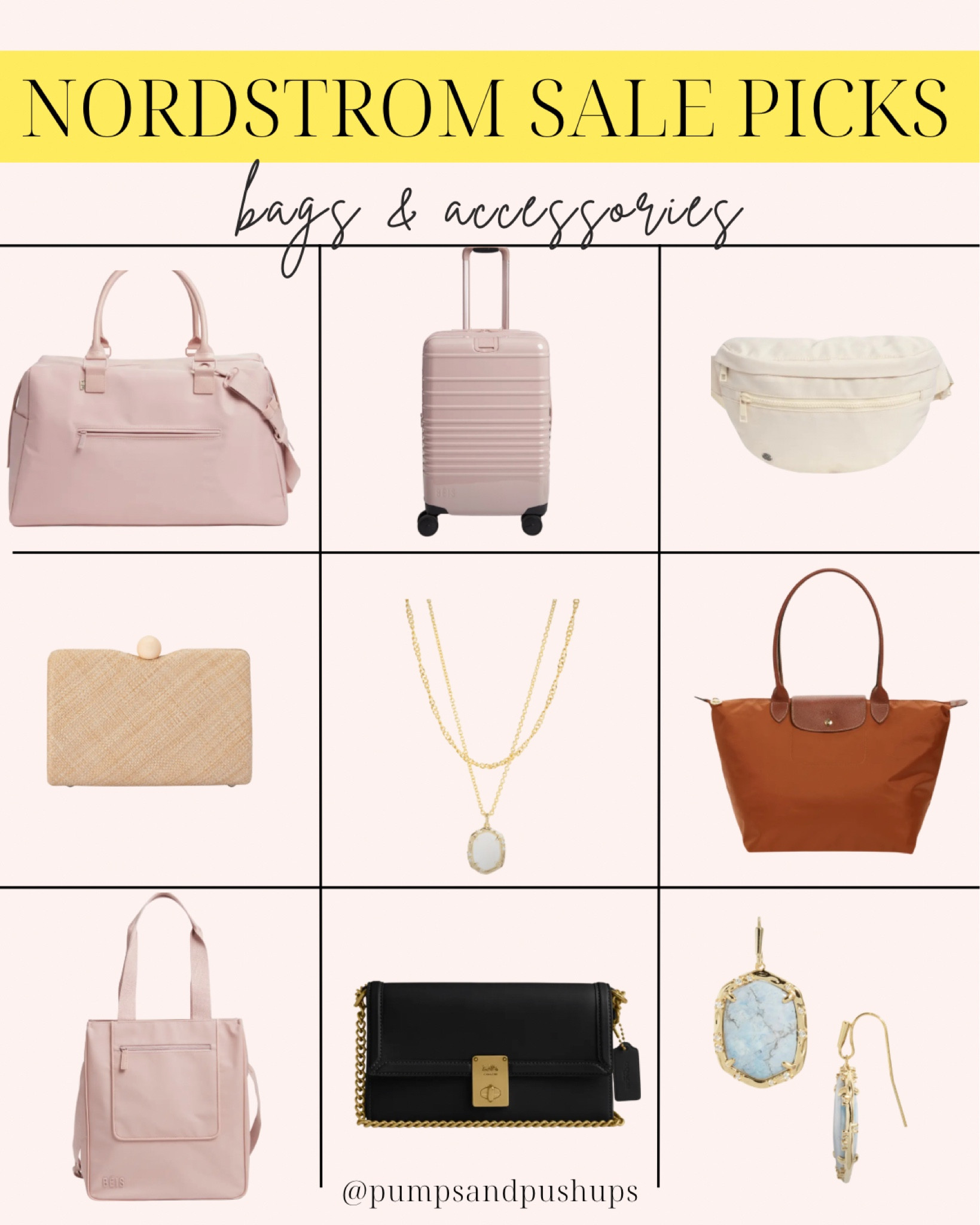 I absolutely love my Beis luggage and it will be on a great sale during the Nordstrom Anniversary sale. Also linking a few other bags and accessories that caught my eye. 

#LTKxNSale
