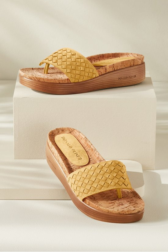 Donald Pliner Fifi Woven Platform Slide | Soft Surroundings