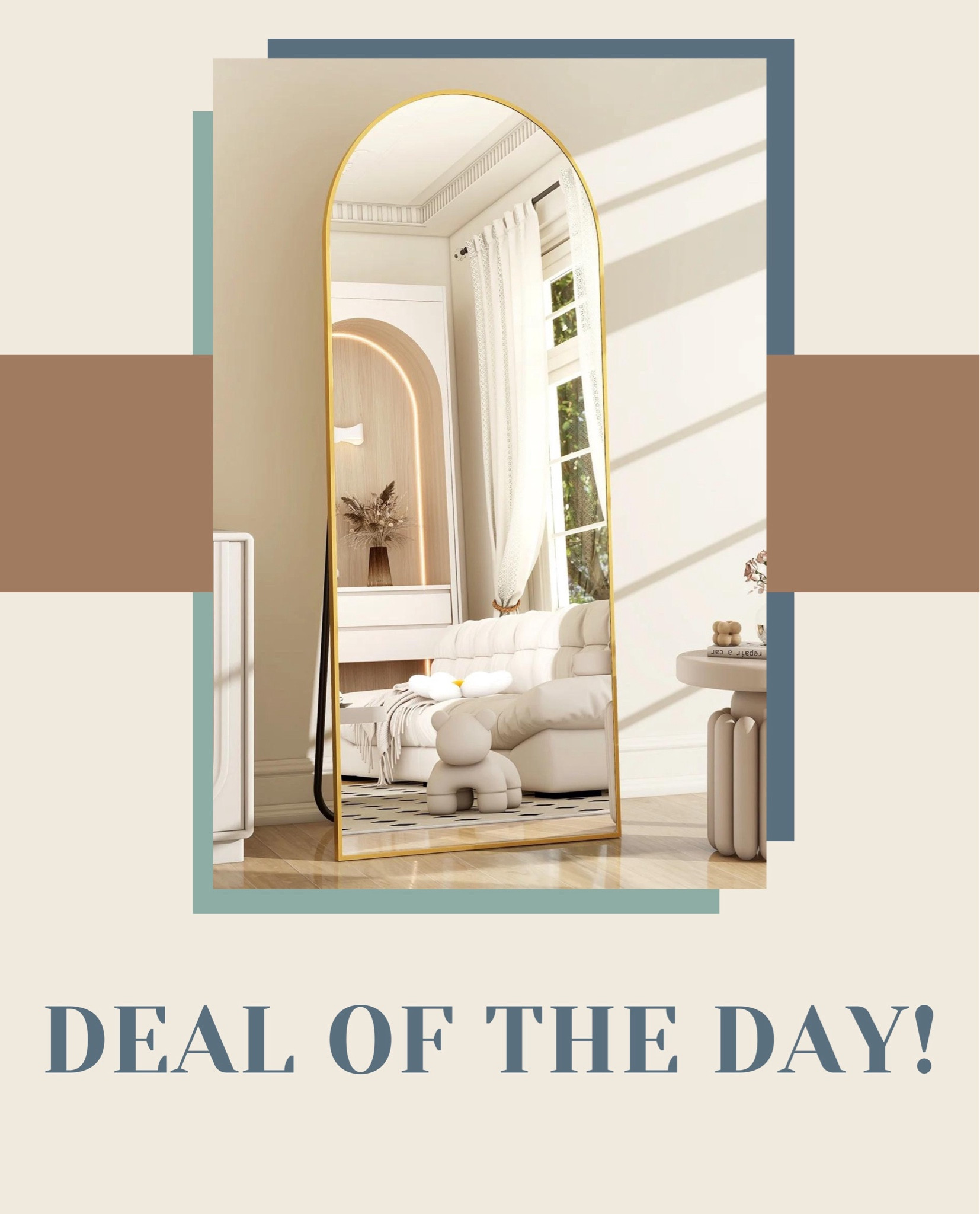 You guys! This mirror is incredible! I love gold mirrors in my house and this one is on sale! It’s typically $200 but it is on sale for $59.99! 

#LTKHome #LTKFindsUnder100 #LTKSaleAlert