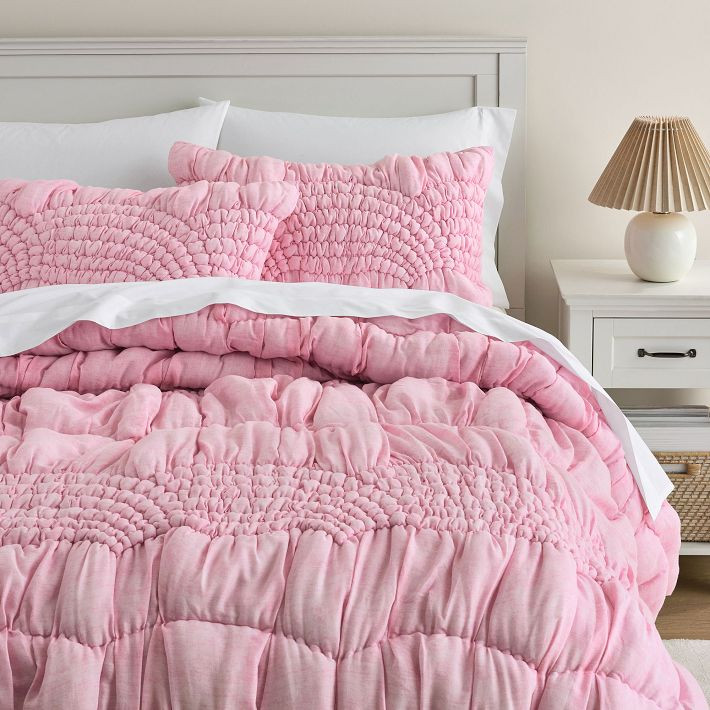 Cream Puff Microfiber Quilt | Pottery Barn Teen