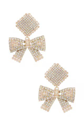 8 Other Reasons Dangle Bows Earrings in Gold from Revolve.com | Revolve Clothing (Global)
