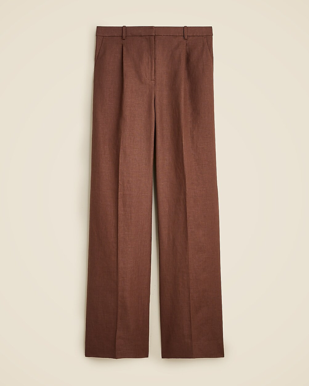 Wide-leg essential pant in linen | J. Crew US