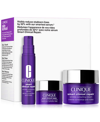 Clinique 3-Pc. Skin School Supplies Smooth & Renew Lab Set - Macy's | Macy's