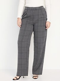 Extra High-Waisted Pleated Taylor Wide-Leg Trouser Suit Pants for Women | Old Navy (US)