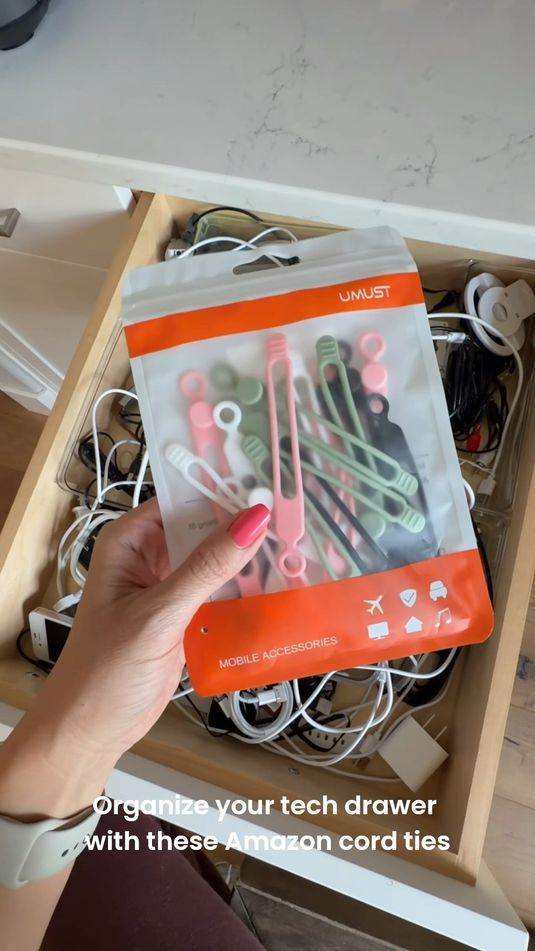 If your tech drawer is getting out of control like ours was, these silicone cord bands from Amazon were the answer! 

#LTKSaleAlert #LTKHome #LTKdayinmylife