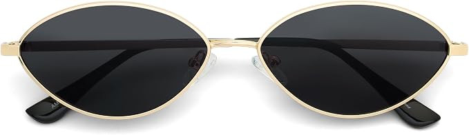 AMOMOMA Retro Oval Sunglasses for Women Designer 2025 Womens Chic Sun Glasses Polarized 2025 Meta... | Amazon (US)