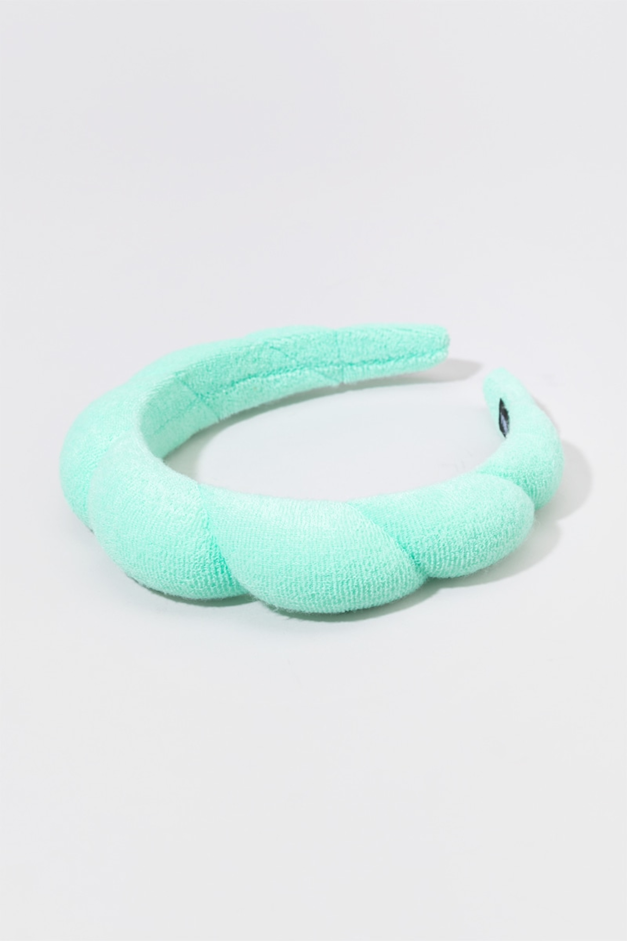 Puffy Spa Headband Green | Francesca's