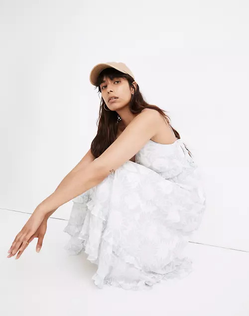 Ruffle Cami Dress in Sunflower Season | Madewell