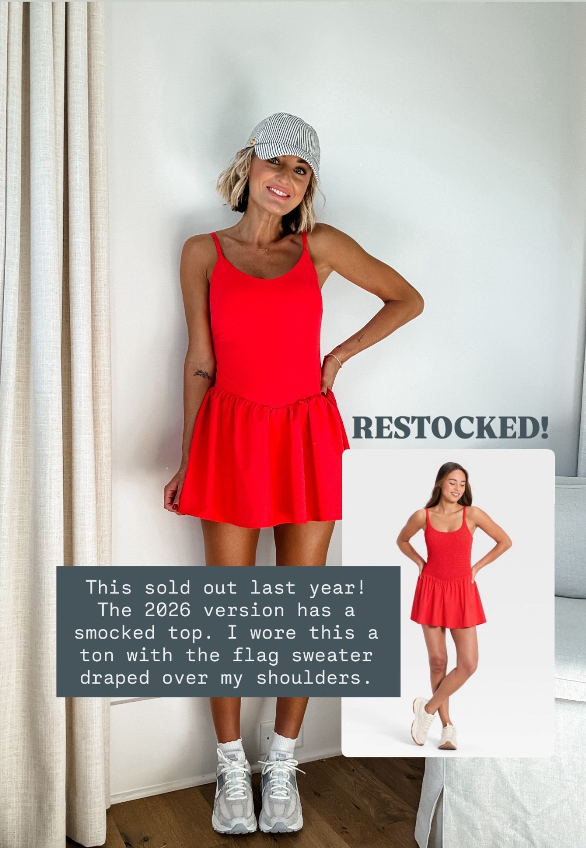 So excited this active dress is back 👏🏼 perfect for all the patriotic holidays coming up!

Loverly Grey, Target find, Target fashion, activewear, athleisure, active dress, athletic dresss

#LTKActive #LTKSeasonal #LTKootd